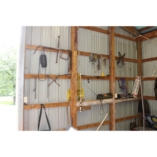 Contents on the wall in left corner