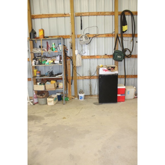 Metal shelf - hardware and miscellaneous