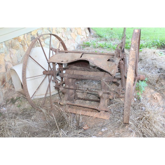 Horse drawn stalk cutter