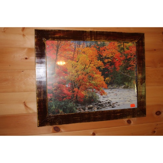 Framed creek print