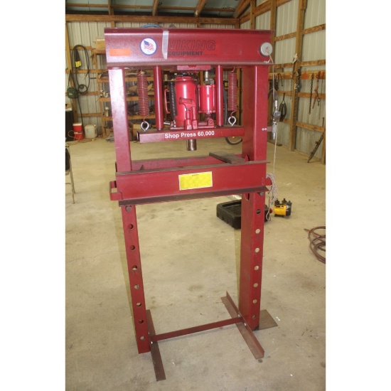Viking 60,000 pound shop press