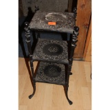 Metal three tiered stand