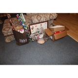 Miscellaneous items - Christmas items, candle holders, etc.