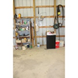 Metal shelf - hardware and miscellaneous