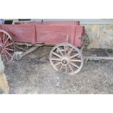 Two horse wagon with tongue