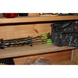 Arrows and hunting bag