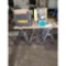 Three Saw Horses, New Dewalt Sprayer, Dewalt Laser, and Misc.