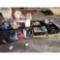 Table, Air Tanks, Bottle Jack, and Assorted Tools and Shop Supplies