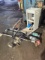 Weedeaters, Paint Sprayer, and Rolling Welding Cart