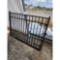 Aluminum Gate With Lock on Post and Two Chainlink Gates