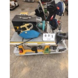 Pallet of Wood Working Tools