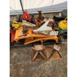 Pallet of Jacks and Jack Stands