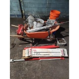 Wheel Barrel and Assorted Shop Items