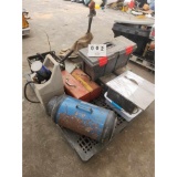 Pallet of  Tool Boxes and Other Shop Tools