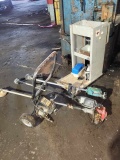 Weedeaters, Paint Sprayer, and Rolling Welding Cart