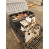 Pallet of Shop Tools and First Mate Motor