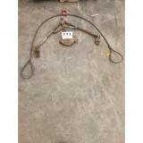 Large Lifting Cable, Pulley, and Tow Bar
