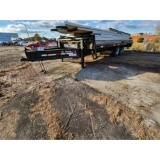 Double Axle Equipment Trailer. Bill of Sale Only