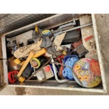 Aluminum Diamond Plate Tool Box and Contents