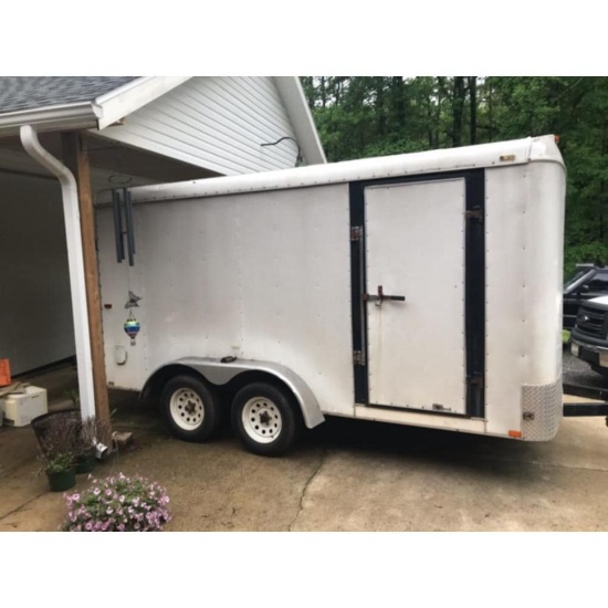 2006 Interstate West 7ft x 14ft Enclosed Trailer with 7ft Ceiling. Title in Hand