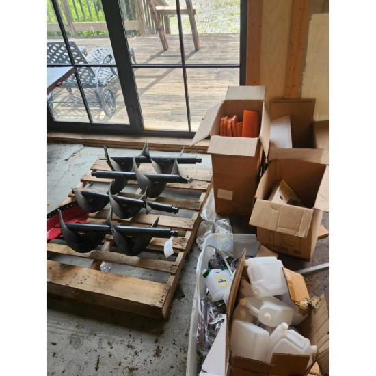 Four Auger Bits and Misc. Small Engine Parts. Sells All Together