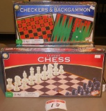 Chess & Backgammon games