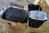 Garbage Cans & In/Out Trays