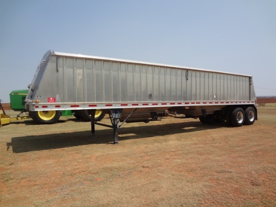 2009 Neville Built 40' Alum Grain Trailer