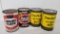 Lot Of 4 Oil Cans