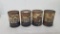 Lot Of 4 Whiz 4oz. Oil Cans