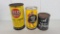 Lot Of 3 Oil Cans