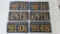 Set Of 6 1958 & 1953 License Plates