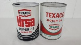 Texaco Ursa Oil Can Lot