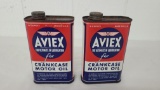 Aviex Crankcase Motor Oil Cans