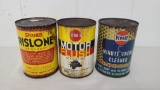 Lot Of Penray Lubaid & Rislone Cans