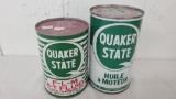 Quaker State Motor Oil Cans (canadian)