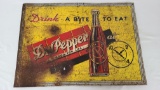 Embossed Dr. Pepper Sign, 