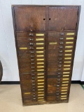 Tall Post Office Cabinet