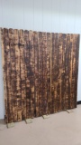 Custom Made Wood Prop Wall