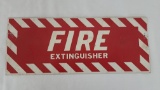 Aluminum Fire Extinguisher Sign