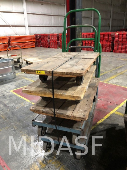 Material Handling Flat Bottom Cart