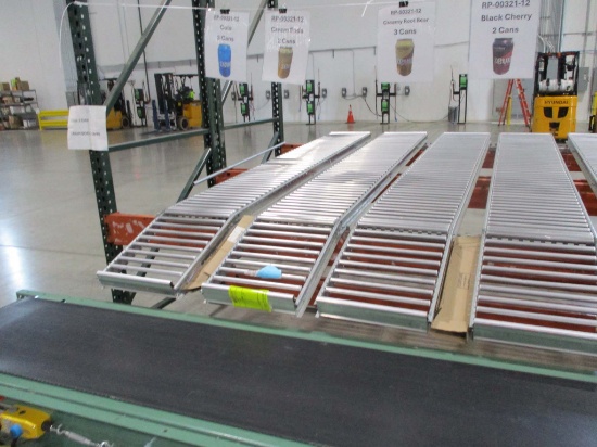 10ft Carton Flow Rack - Lot Of 3