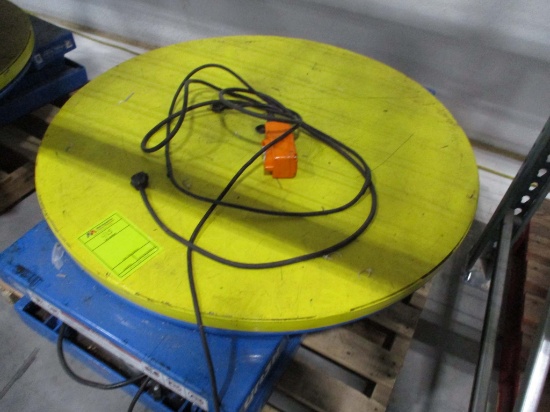 3000lb Portable Hydraulic Scissor Lift Table W/ Turntable