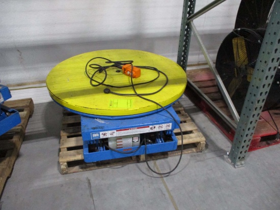 3000lb Portable Hydraulic Scissor Lift Table W/ Turntable
