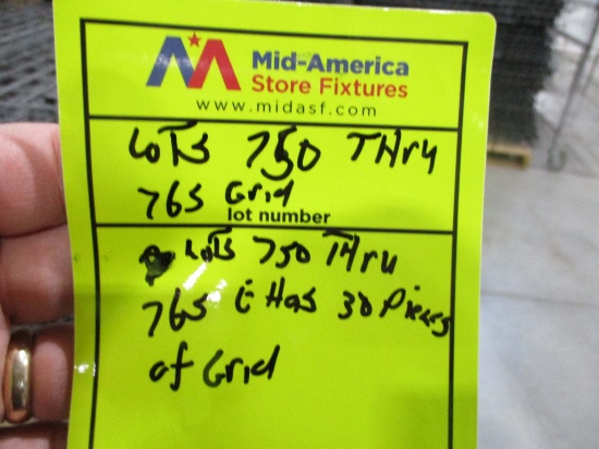 A Lot Of 30 Pieces Of Pallet Racking Grid