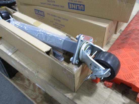 A Lot Of 2 Sets Of Steel Assembly Table Casters