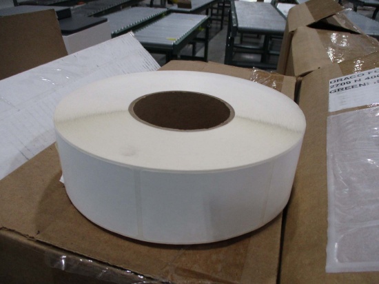 A Case Of 10 - 2 X 4 White Thermal Transfer Label