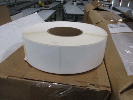 A Case Of 10 - 2 X 4 White Thermal Transfer Label