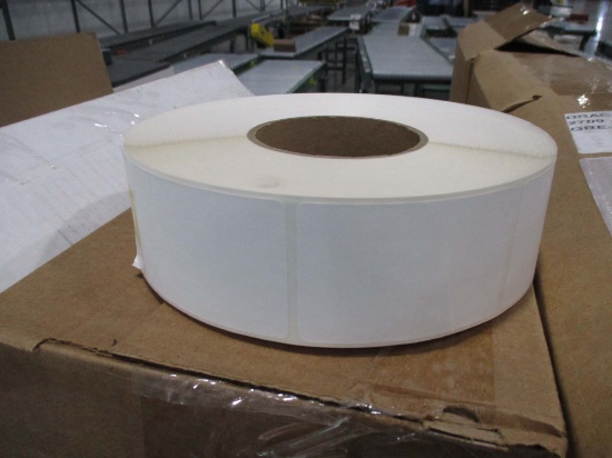A Case Of 10 - 2 X 4 White Thermal Transfer Label