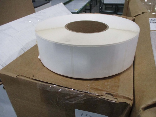A Case Of 10 - 2 X 4 White Thermal Transfer Label